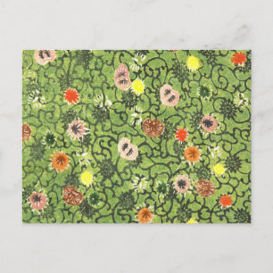 Carte Postale Fleur vintage Bingata Blossom