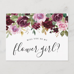 Carte Postale Fleuriste Rustique Humeur Florale Seras-Tu Ma Demo