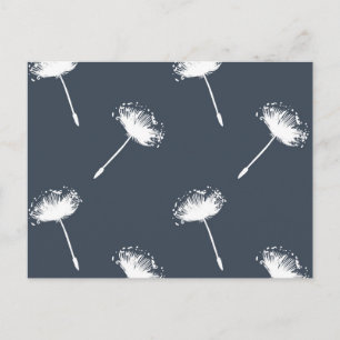 Carte Postale Fleuron bleu et blanc de la Marine