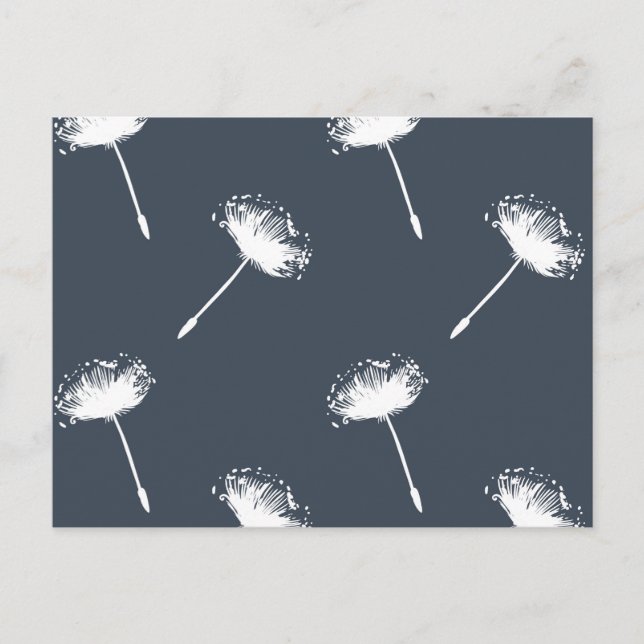 Carte Postale Fleuron bleu et blanc de la Marine (Devant)