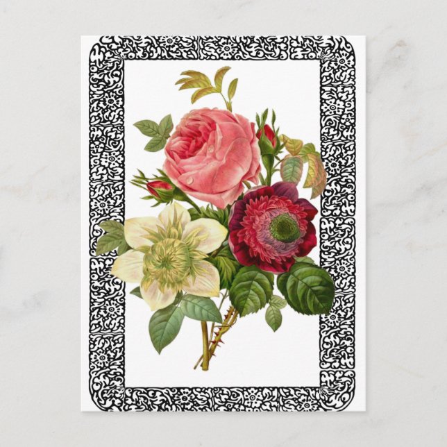 Carte Postale Fleurs (Devant)