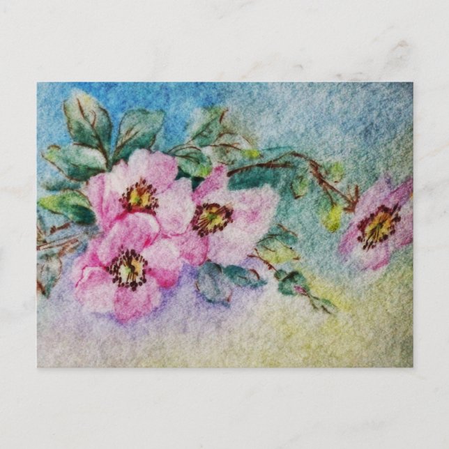 Carte Postale Fleurs (Devant)