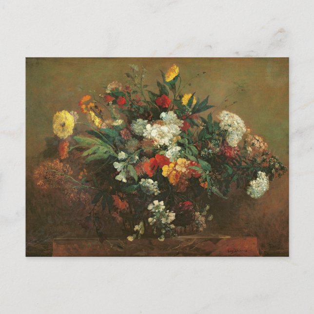 Carte Postale Fleurs (Devant)