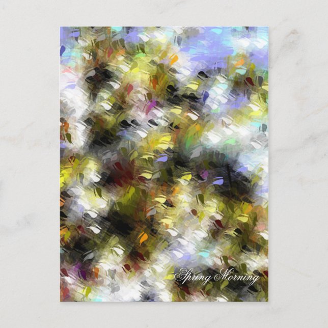 CARTE POSTALE FLEURS (Devant)