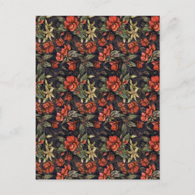 Carte Postale Fleurs anciennes d'Alexandra Cook aka Linandara (Devant)