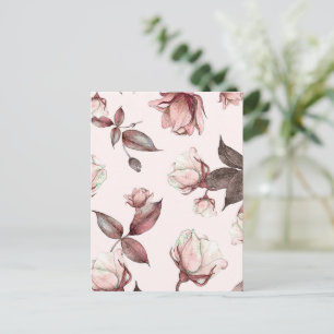 Carte Postale Fleurs aquarelles 11