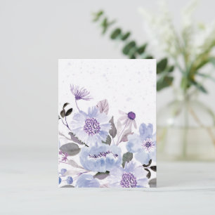Carte Postale Fleurs aquarelles 6