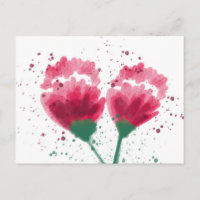 Fleurs aquarelles Bonne Anniversaire Toute occasio