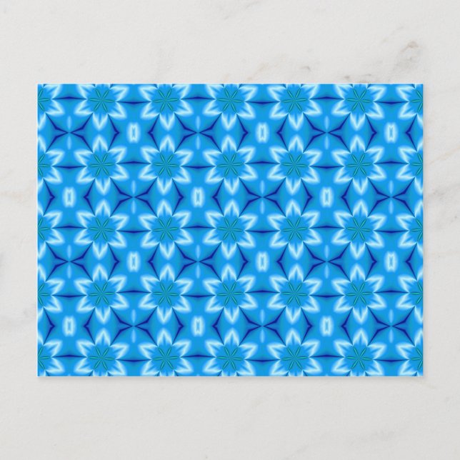 Carte Postale Fleurs blanches congelées (Devant)