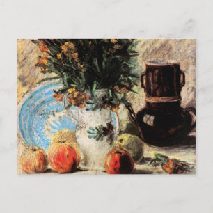 Carte Postale Fleurs, Café et Fruit de Vincent van Gogh