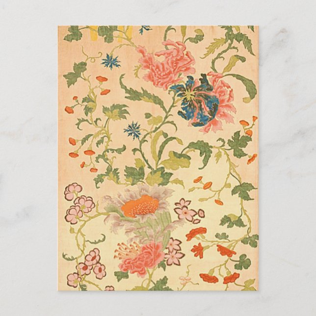 Carte Postale Fleurs colorées Wonderland (Devant)