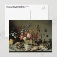 Fleurs, coquillages et insectes Balthasar van der