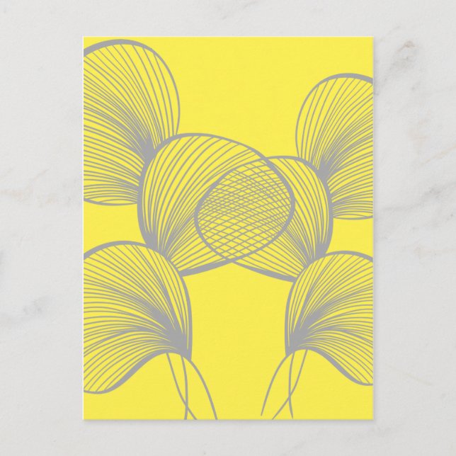 Carte Postale Fleurs, couleur du carnet de l'année (Devant)