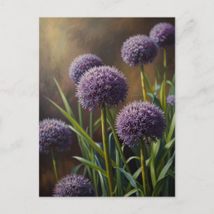 Carte Postale Fleurs d'ail