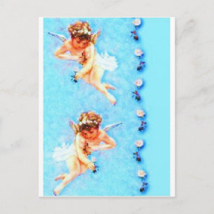 Carte Postale fleurs d'anges