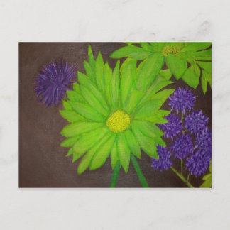 Carte Postale Fleurs dans le jardin