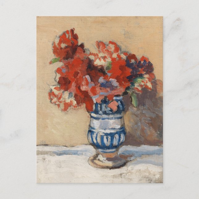Carte Postale Fleurs dans un Vase Bleu | Christopher Wood (Devant)