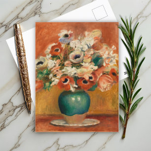 Carte Postale Fleurs d'August Renoir, Art