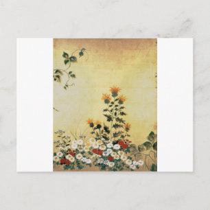 Carte Postale Fleurs d'automne