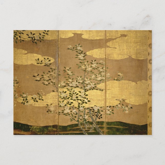 Carte Postale Fleurs de Camellias (Devant)