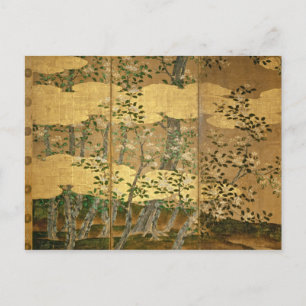 Carte Postale Fleurs de Camellias