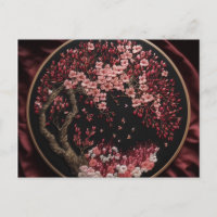 Fleurs de cerisier Mariage brodé Vintage Wrappi