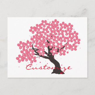 Carte Postale Fleurs de cerisiers au Sakura japonais Thunder_Cov