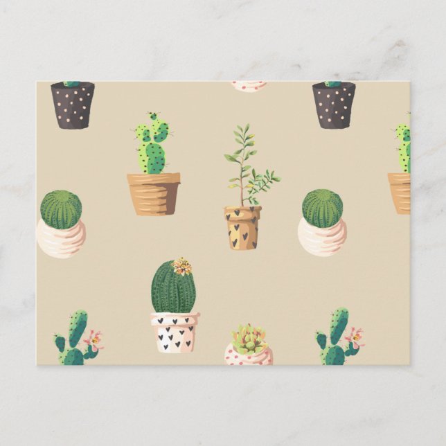 Carte Postale Fleurs de Cool Personnaliser (Devant)