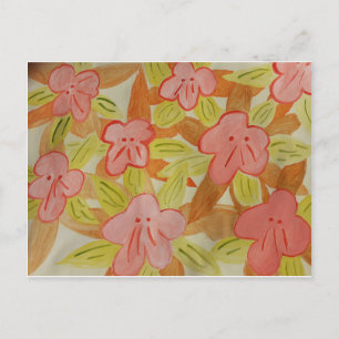 Carte Postale Fleurs de couleur automne