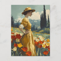 Fleurs de grâce : Beauté de tulipe Vintage