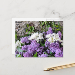 CARTE POSTALE FLEURS DE JARDIN