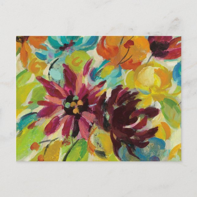 Carte Postale Fleurs de joie d'automne (Devant)