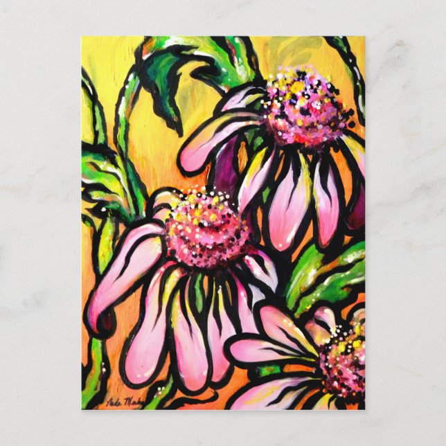 Carte Postale Fleurs de maïs (Devant)