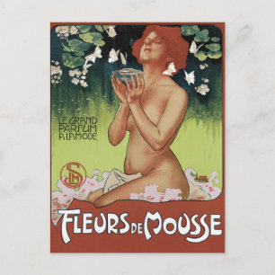 Carte Postale Fleurs de Mousse