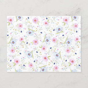 carte postale fleurs de printemps