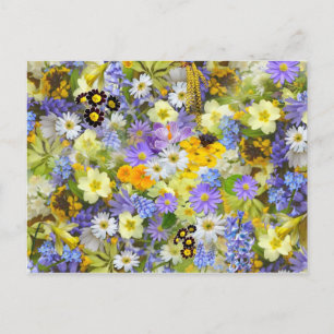 Carte Postale Fleurs de printemps
