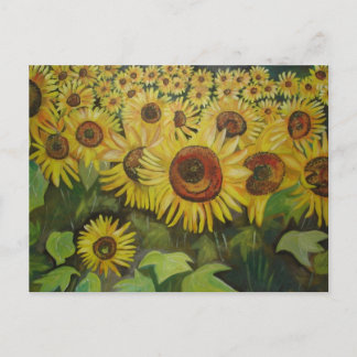 Carte Postale Fleurs de soleil