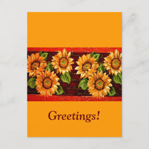 Carte Postale Fleurs de soleil