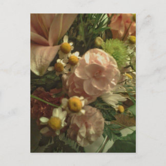 Carte Postale Fleurs de soleil fantaisie
