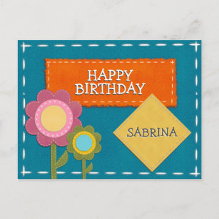 Cartes De Sabrina D Anniversaire Zazzle Fr