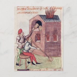 Carte Postale Fleurs de verre, de "Tractatus de Herbis"