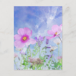 Carte Postale Fleurs d'eau