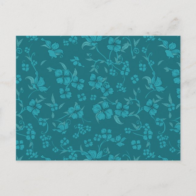 Carte Postale Fleurs déplaisantes Motif 2 (Devant)