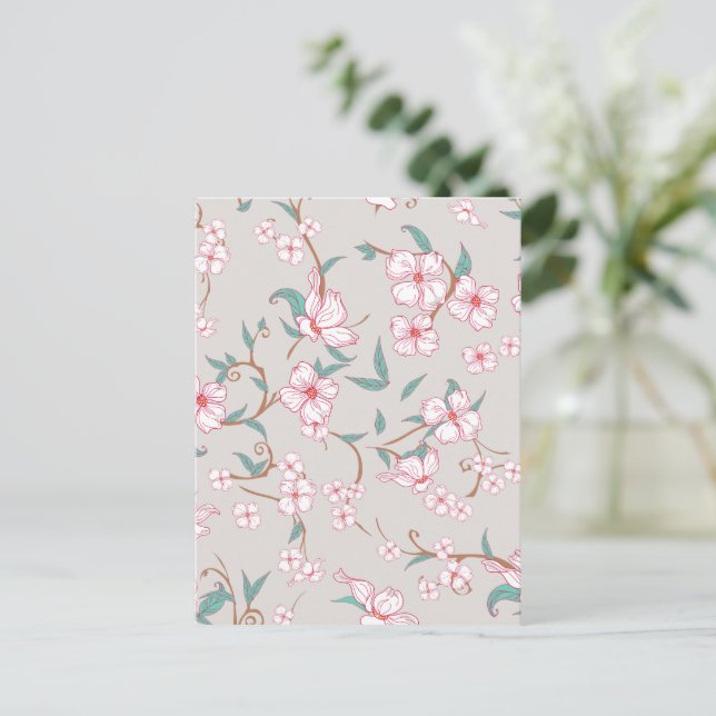 Carte Postale Fleurs déplaisantes Motif 6 (Debout devant)