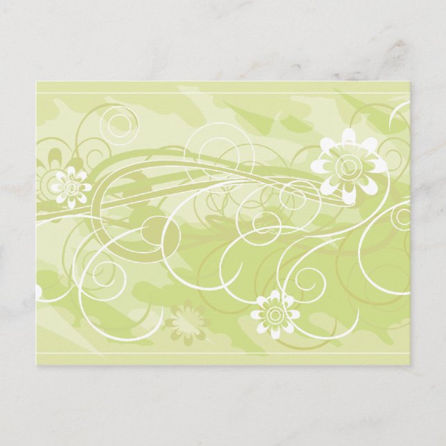 Carte Postale fleurs d'olive (Devant)
