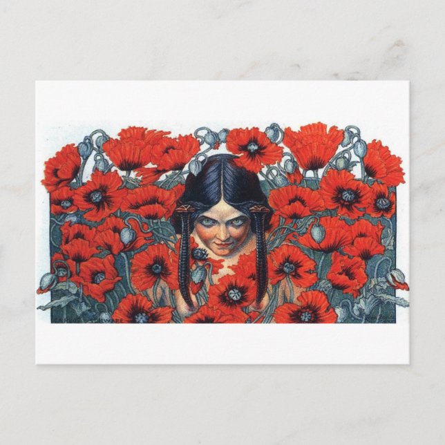 Carte Postale fleurs du mal (Devant)