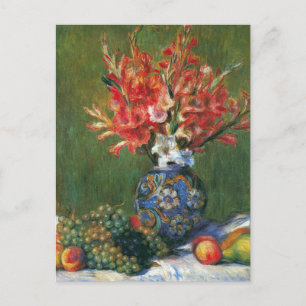 Carte Postale Fleurs et fruits de Pierre Renoir