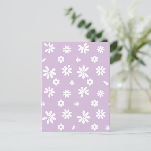Carte Postale Fleurs et pétales 9 (Debout devant)
