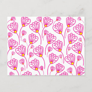 Carte Postale Fleurs Fleur Rose