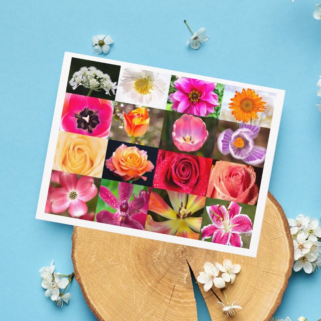 Carte postale Fleurs, Fleurs Partout (Créateur téléchargé)